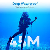 Waterproof Diving Housing for Insta360 Ace Pro Camera - 45m Depth - Top-Down View