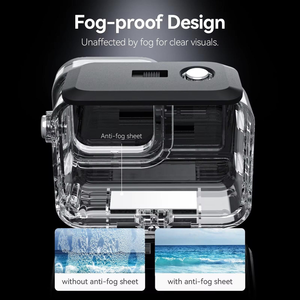 Waterproof Diving Housing for Insta360 Ace Pro Camera - 45m Depth