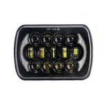 7 Inch 5X7 / 7X6 H4 Dc 9V - 30V 30000Lm 300W 8Leds Car Square Shape Led Headlight Lamps For Jeep Wrangler