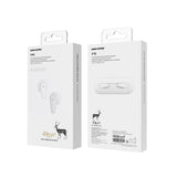 Waterproof Bluetooth 5.0 Earphones with Charging Box - White Deer Series - Top-Down View