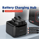 3-slot Battery Charger Hub for Magisn - Compact & Efficient - Top-Down View