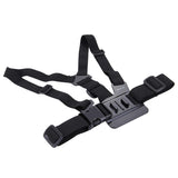 Universal Body Mount Belt for Action Cameras with j Hook and Long Screw - Top-Down View