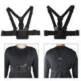 Universal Body Mount Belt for Action Cameras with j Hook and Long Screw - Close-Up Angle