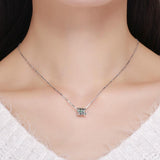 925 Sterling Silver Spring Scenery Bead Pendant - Low Angle