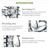 925 Sterling Silver Shiny Heart Beads For Diy Bracelets & Necklaces - 45-Degree Angle