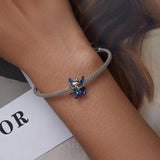925 Sterling Silver Oil Drip Bracelet Accessory - Rear View