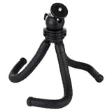 Flexible Mini Octopus Tripod with Ball Head for Slr Cameras Gopro and Cellphones - 30cmx5cm - Side View