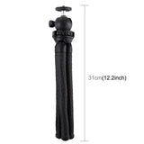 Flexible Mini Octopus Tripod with Ball Head for Slr Cameras Gopro and Cellphones - 30cmx5cm