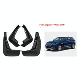 For Jaguar F-Pace 2016-2023 4Pcs / Set Car Auto Soft Plastic Splash Flaps Fender Guard - Side View
