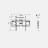 Adjustable Tilt Wall Mount for 55-85 Lcd Tv - 45-Degree Angle