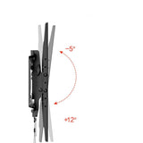 Adjustable Tilt Wall Mount for 55-85 Lcd Tv - Rear View