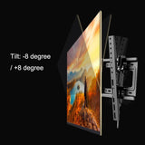 Adjustable Tilt Wall Mount for 55-85 Lcd Tv - Close-Up Angle