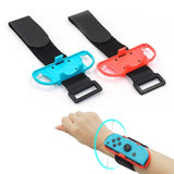 Nintendo Switch Wrist Bands - Adjustable Elastic - Front View