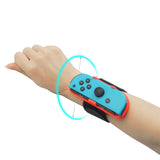 Nintendo Switch Wrist Bands - Adjustable Elastic - Rear View