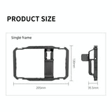 Vlogging Live Broadcast Smartphone Video Rig With Led Light And Mic - Extra Image