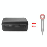 Waterproof Carbon Fiber Storage Bag for Dyson Supersonic Hair Dryer - Front View