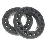 10-inch Solid Run-flat Tire for Segway G30 Max - F20 / F30 / F40 - 60 / 70-6.5 Hollow - 45-Degree Angle