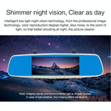 7 Lcd Touch Screen Rear View Mirror Car Recorder With Separate Camera - Extra Image