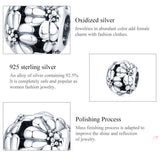 925 Sterling Silver Daisy Beads For Diy Bracelets & Necklaces - 45-Degree Angle