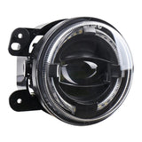 2 Pcs 4 Inch Car Led Angel Eyes Spotlight Modified Fog Lights For Jeep Wrangler / Dodge / Chrysler Pt Cruiser - Front View