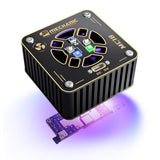 2-In-1 Uv Curing Fan With Adjustable Speed And Cooling Function - Front View