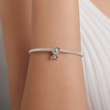 925 Sterling Silver Squirrel Charm For Diy Bracelets & Necklaces - Low Angle