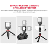 Live Broadcast Microphone Light for Interviews and Recording - Top-Down View
