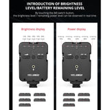 Live Broadcast Microphone Light for Interviews and Recording