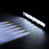 2 Pcs 8 Inch 18W 6000K Ip67 1800Ml Car Boat Marine Work Lights Spotlight Led Bulbs Dc 9 - 30V - Close-Up Angle