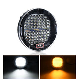 Truck Modified 7 Inch Round Spotlight Dc9 - 30V / 3000K / 6000K / 3500Lm - Top-Down View