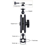 Universal Car Seat Mount for Action Cameras - 21mm Ballhead - Close-Up Angle