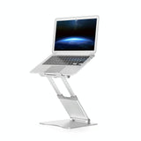 Foldable Aluminum Laptop Stand - Adjustable Height - Front View