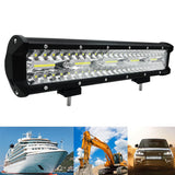 15 Inch 75W 7500Lm 6000K Led Strip Working Refit Off - Road Vehicle Lamp Roof Strip Light - Side View