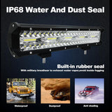 15 Inch 75W 7500Lm 6000K Led Strip Working Refit Off - Road Vehicle Lamp Roof Strip Light - Rear View