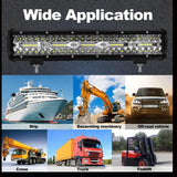 15 Inch 75W 7500Lm 6000K Led Strip Working Refit Off - Road Vehicle Lamp Roof Strip Light - Close-Up Angle