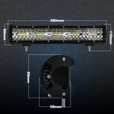15 Inch 75W 7500Lm 6000K Led Strip Working Refit Off - Road Vehicle Lamp Roof Strip Light - Extra Image