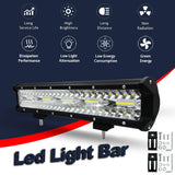 15 Inch 75W 7500Lm 6000K Led Strip Working Refit Off - Road Vehicle Lamp Roof Strip Light - Extra Image