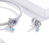 925 Sterling Silver Eye Beads For Diy Bracelets & Necklaces - Close-Up Angle