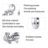 925 Sterling Silver Rooster Pendant For Diy Bracelets - Side View