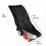 Waterproof Lawn Mower Cover for Outdoor - Top-Down View