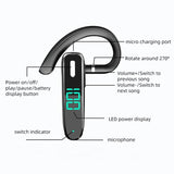 5.3 Bluetooth Business Ear-hook Earphone with Mic - K50 - 45-Degree Angle