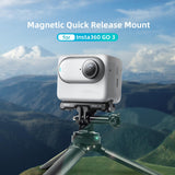 Insta360 Go 3 Magnetic Fast Disassembly Seat Bracket for Sports Camera - 45-Degree Angle