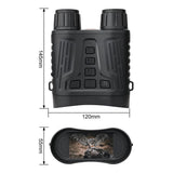 4k Infrared Night Vision Binoculars with 3.2 Tft Screen - Side View