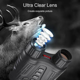 4k Infrared Night Vision Binoculars with 3.2 Tft Screen - Rear View