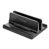 Vaydeer Vertical Notebook Stand - Desktop Storage Shelf - Side View