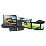 Full Hd 1080p 3-channel Car Dvr with 4 Ips Screen 5mp Camera and 170 Degree Wide Angle - Extra Image