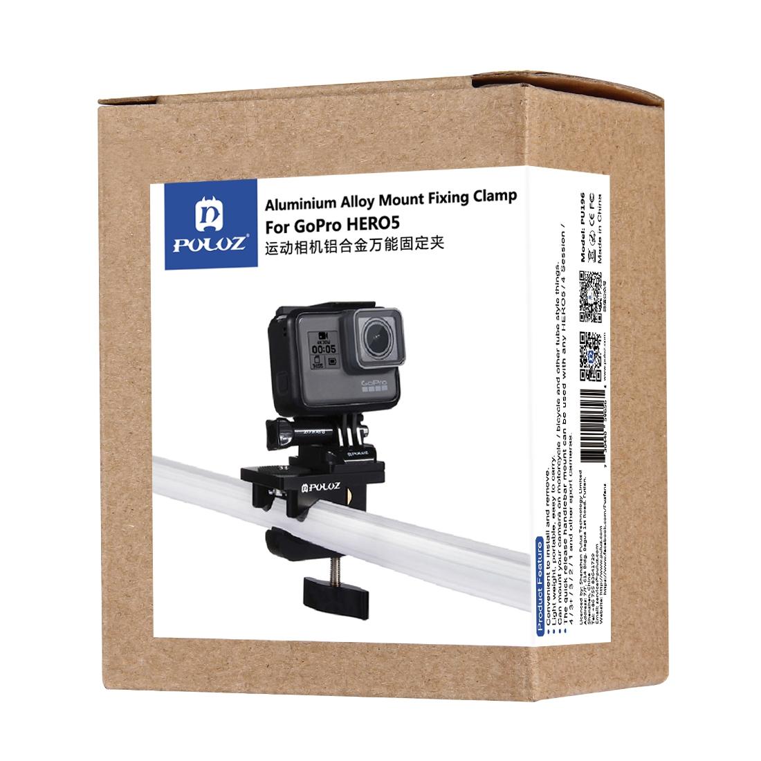 Universal Fixing Clamp for Action Cameras - Aluminium Mount