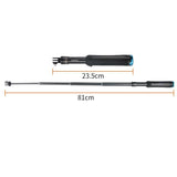 Foldable Tripod Selfie Stick for Action Cameras - 23.5-81cm Length - Rear View