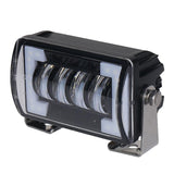 4.76 Inch 24W Dc 12 - 24V 1800Lm Ip67 Car Work Lights / Front Bumper Lights / Roof Lights With Holder - Top-Down View
