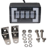 4.76 Inch 24W Dc 12 - 24V 1800Lm Ip67 Car Work Lights / Front Bumper Lights / Roof Lights With Holder - Rear View